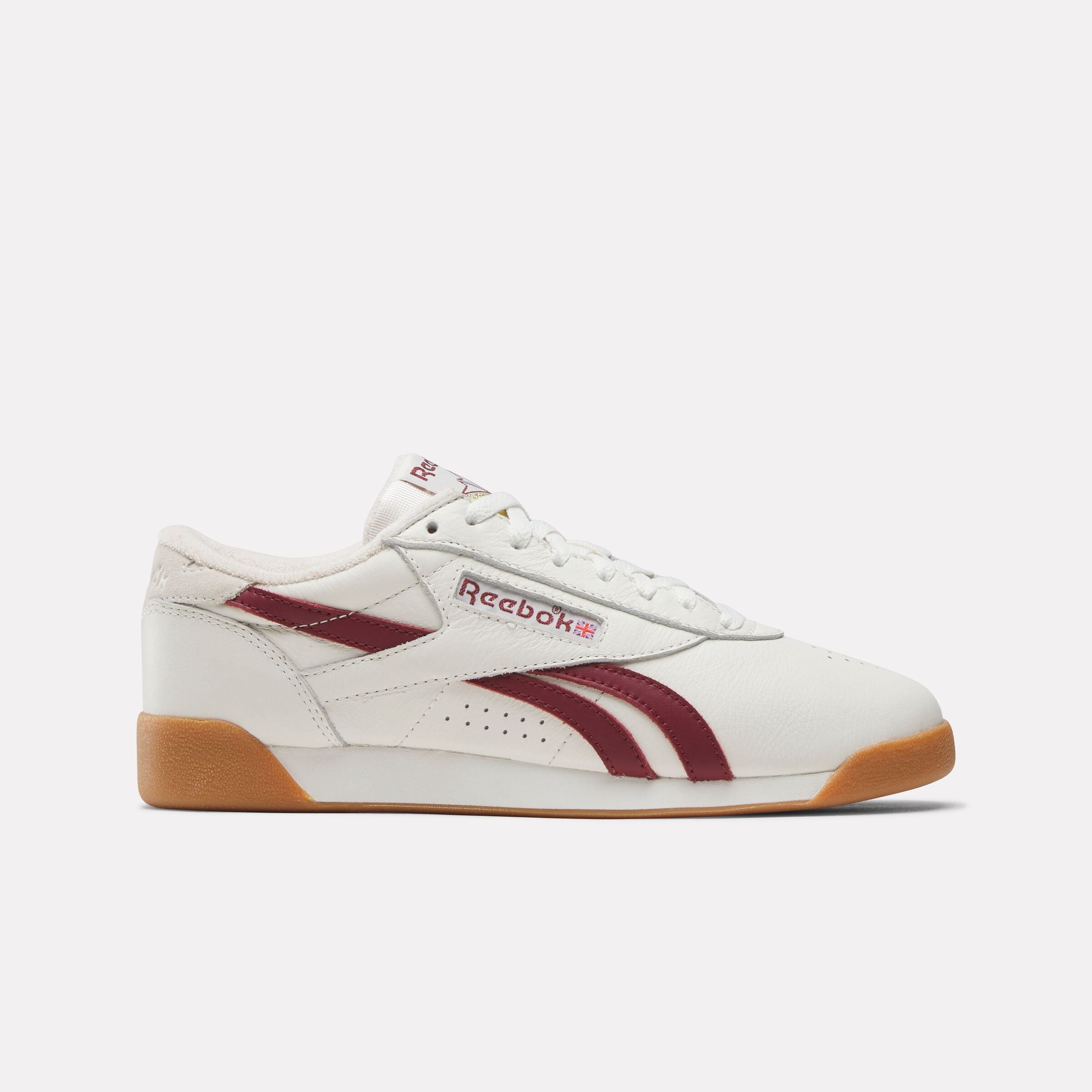 Reebok Women's F/S Lo  In Chalk/Classicburgundy/Gum M
