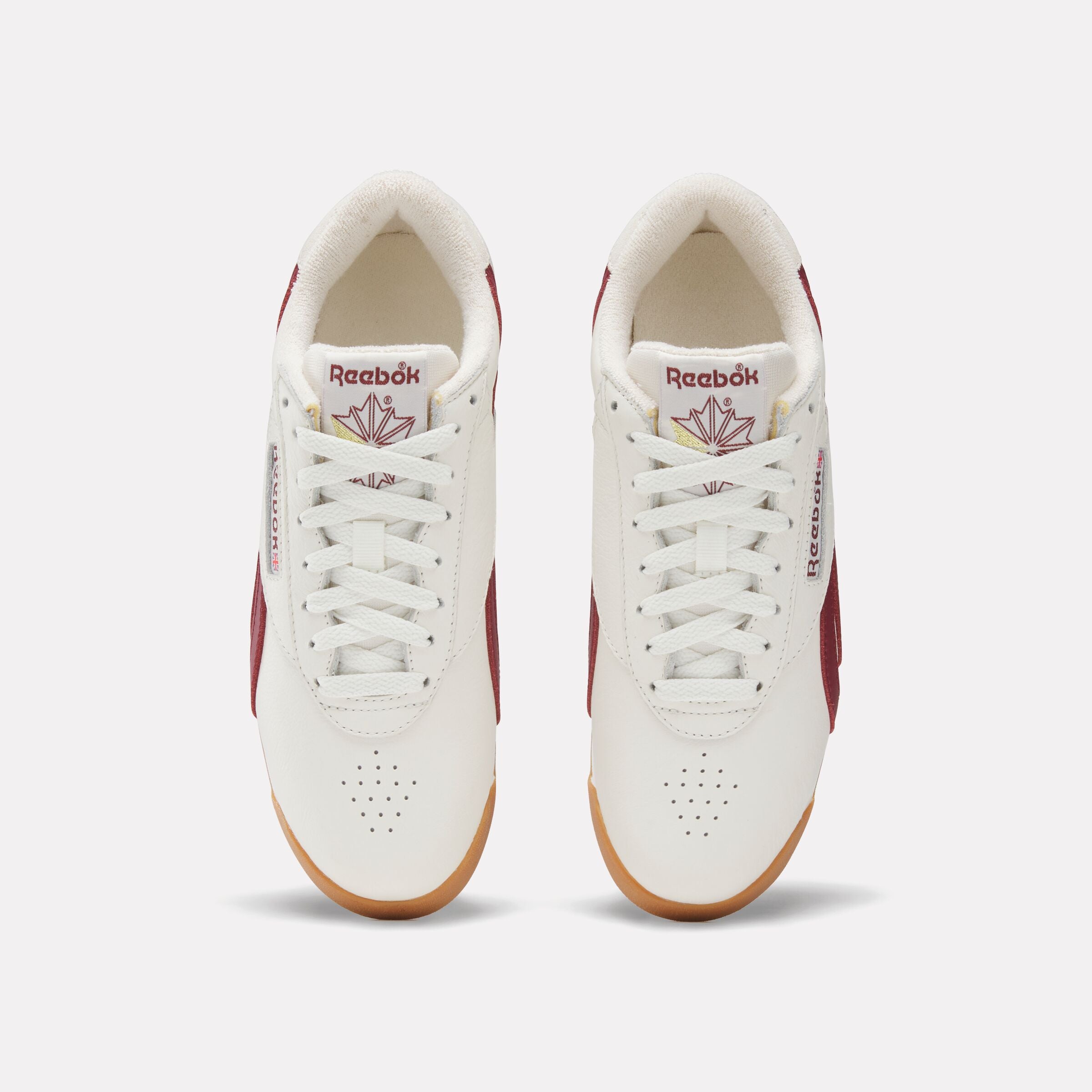 Reebok Women's F/S Lo  In Chalk/Classicburgundy/Gum M