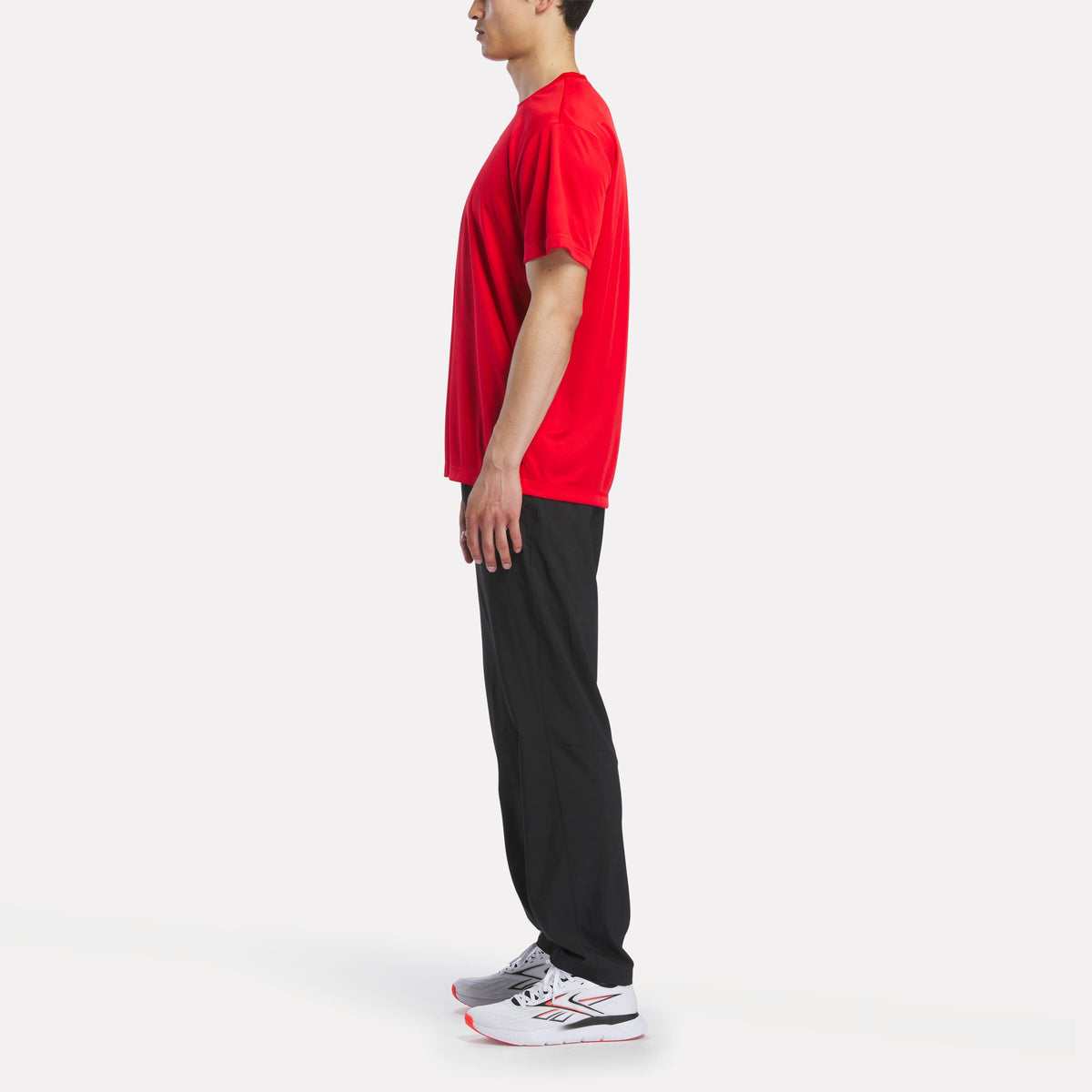 Reebok Men's Id Train Ss Tech Tee  In Red REG