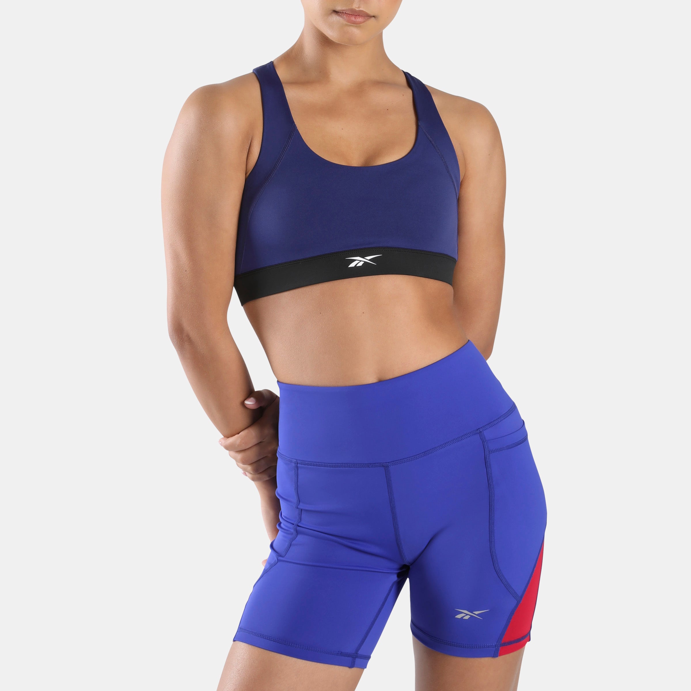 Reebok Women's Id Train Racer Bra  In Bold REG