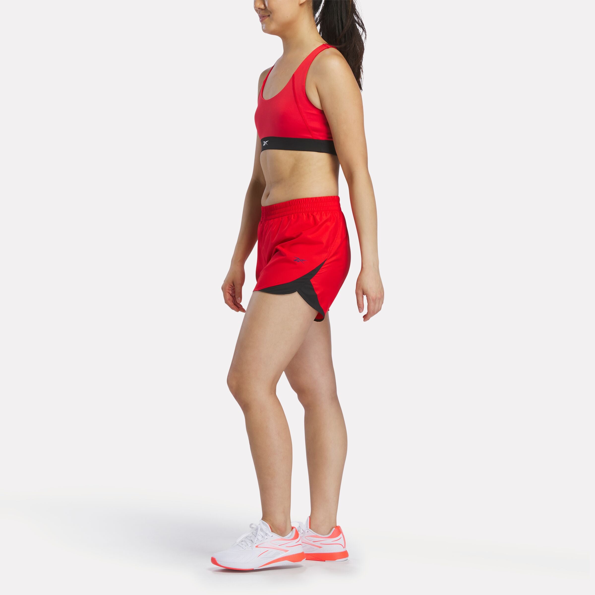Reebok Women's Id Train Racer Bra  In Red REG
