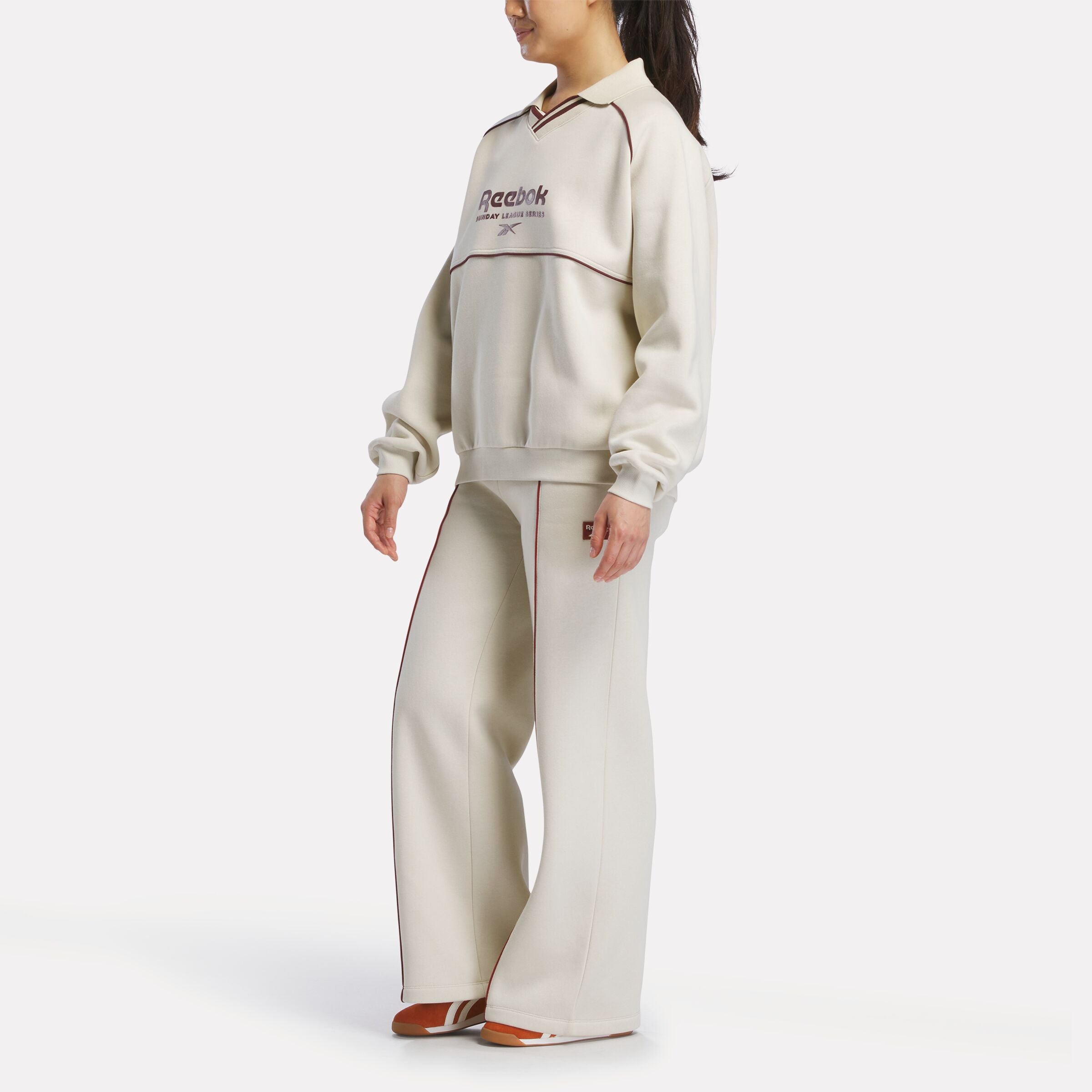 Reebok Women's Heritage Crew Sweatshirt  In Linen REG