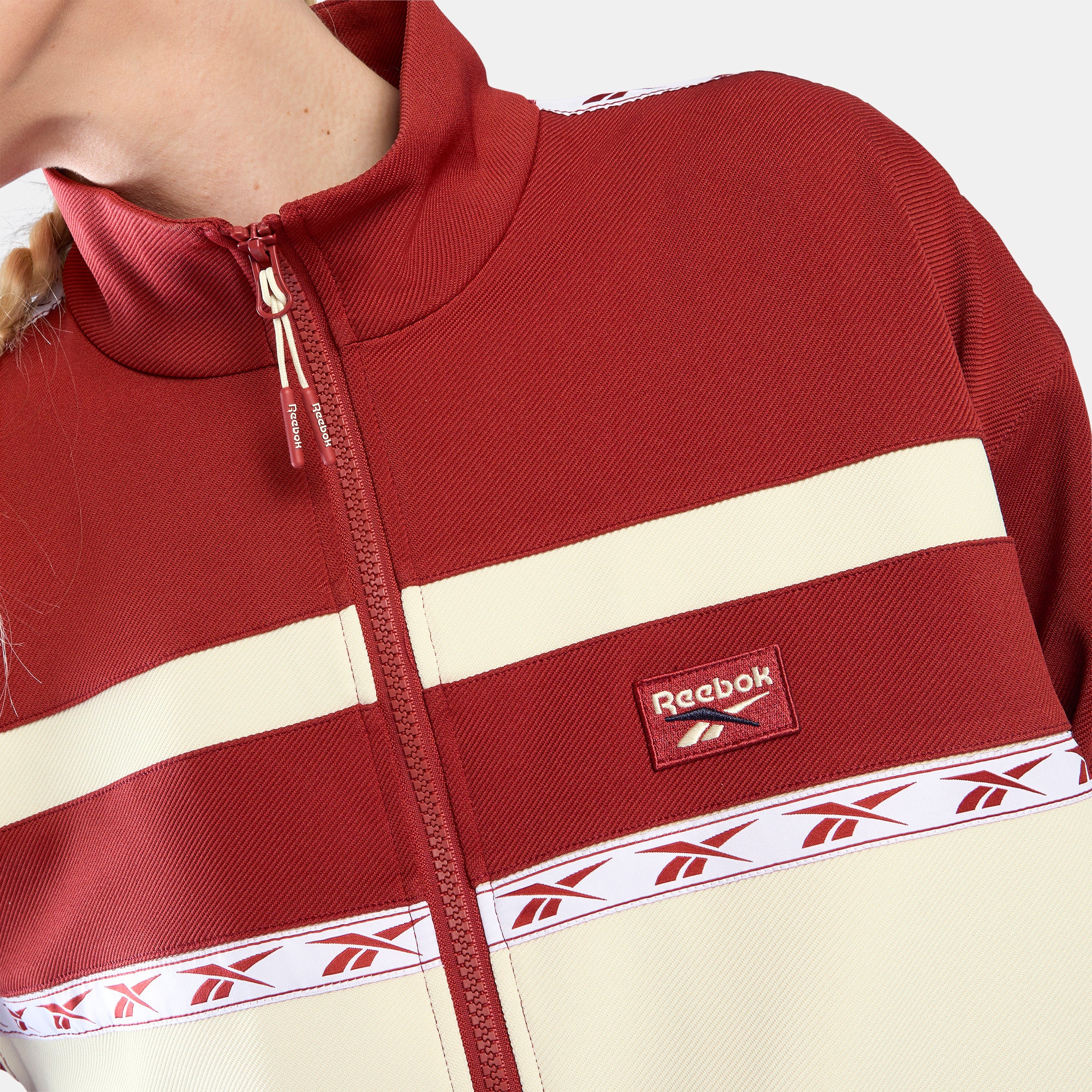 Reebok Women's Heritage Taped Track Top  In Heritage REG