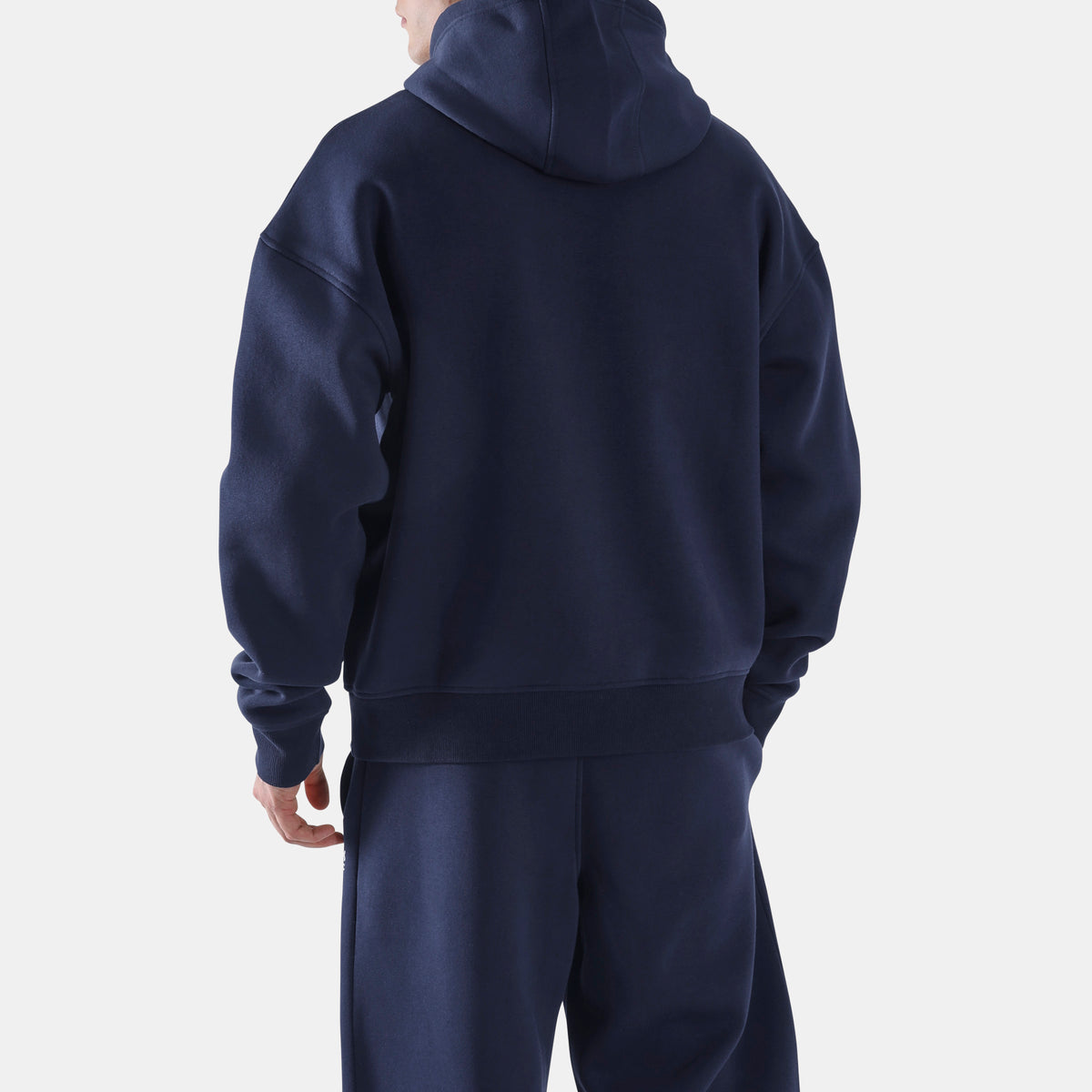 Reebok Men's Starcrest Relaxed Hoodie  In Navy REG