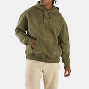 Reebok Men's Workwear Patch Logo Hoodie  In Olive REG