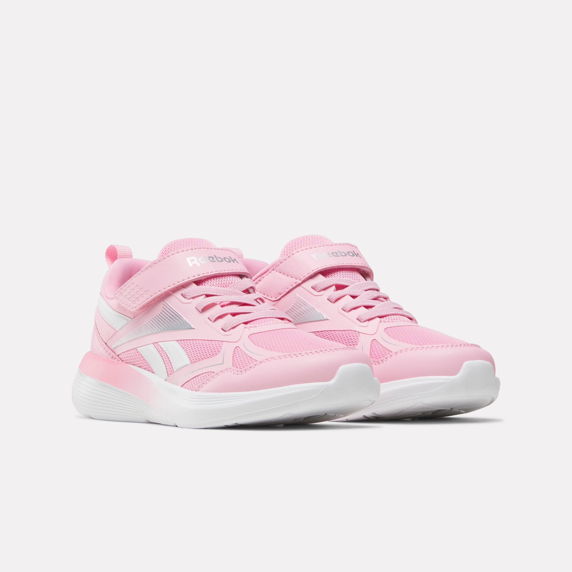 Reebok Girl's' Rush Runner 6.0 Elastic Lace Top Strap Child  In Expressive M