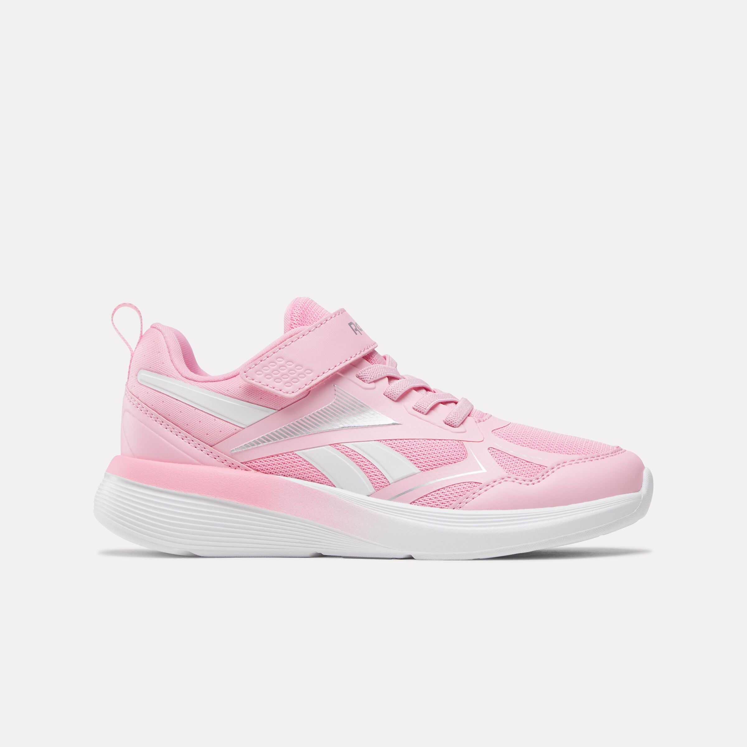 Reebok Girl's' Rush Runner 6.0 Elastic Lace Top Strap Child  In Expressive M