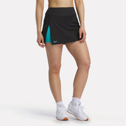 Reebok Women's Ath Speed Rib Waistband 3In Skort  In Black REG