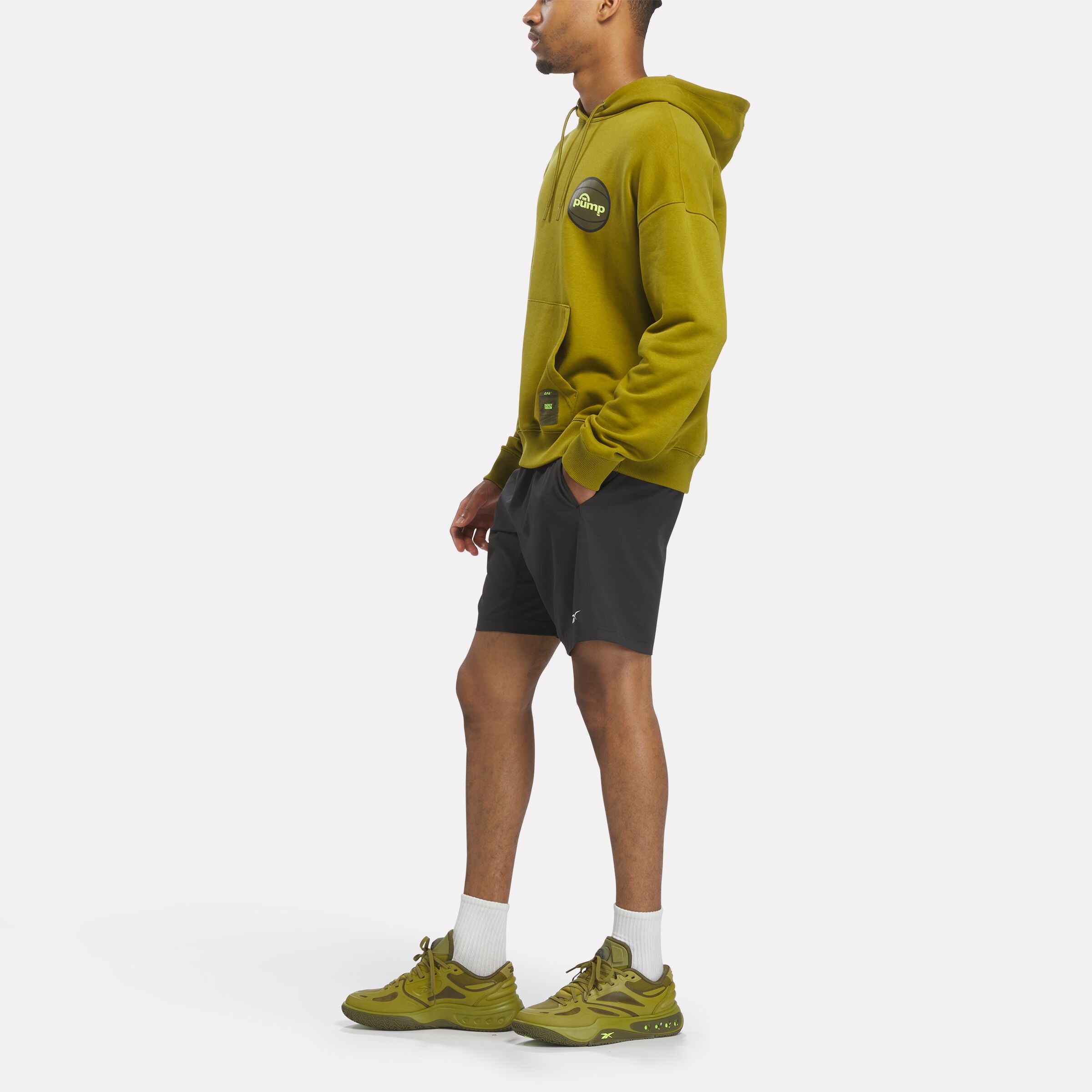 Reebok Men's Pump Og Hoodie  In Murky REG