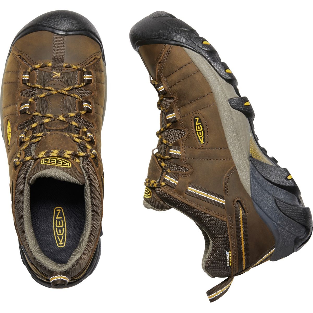Keen Men's Targhee Ii Wp in Cascade Brown/Golden Yel