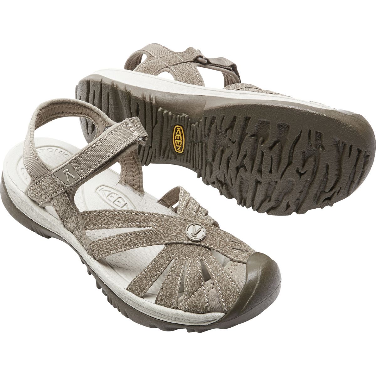 Keen Women's Rose Sandal in Brindle/Shitake