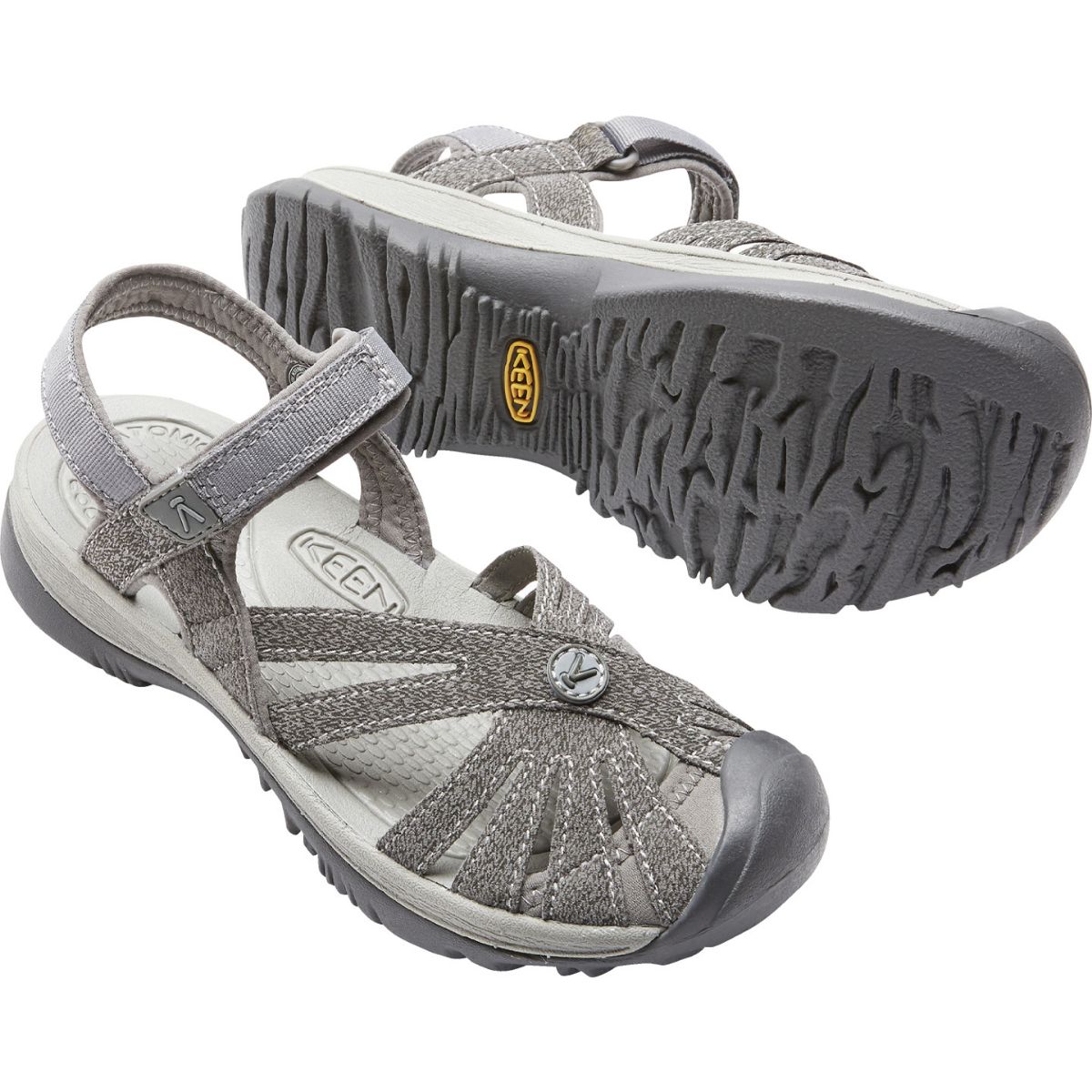 Keen Women's Rose Sandal in Gargoyle/Raven
