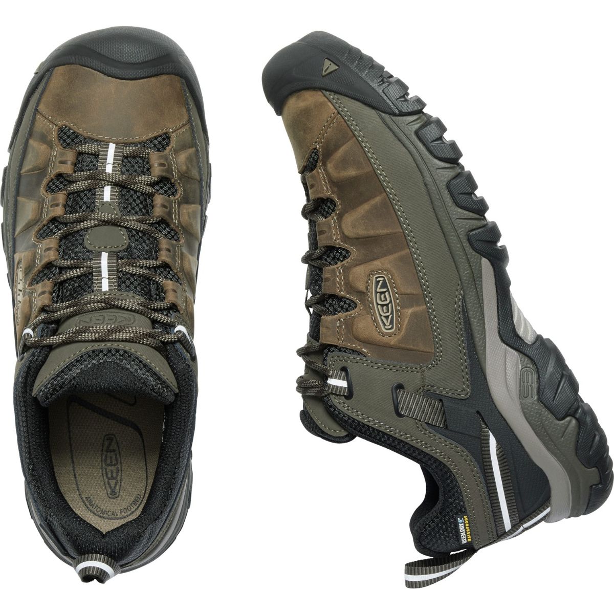 Keen Men's Targhee III Wp in Bungee Cord/Black