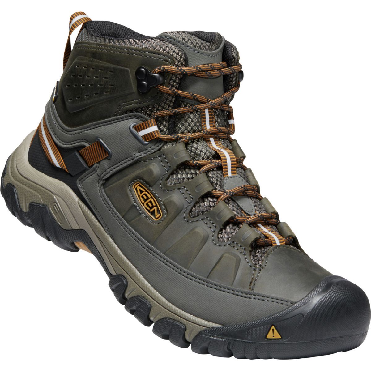 Keen Men's III Mid WP in Black Olive/Golden Brown