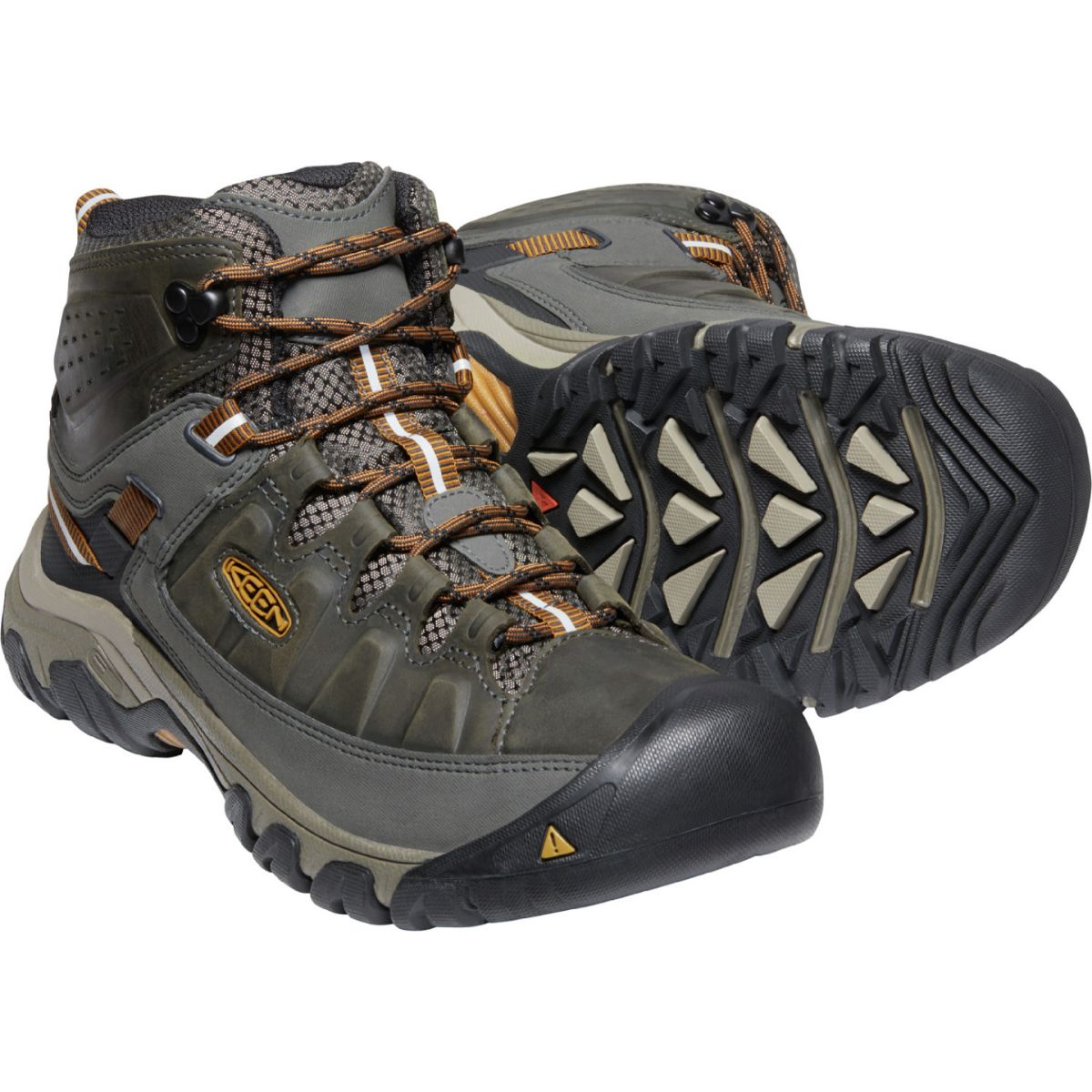 Keen Men's III Mid WP in Black Olive/Golden Brown