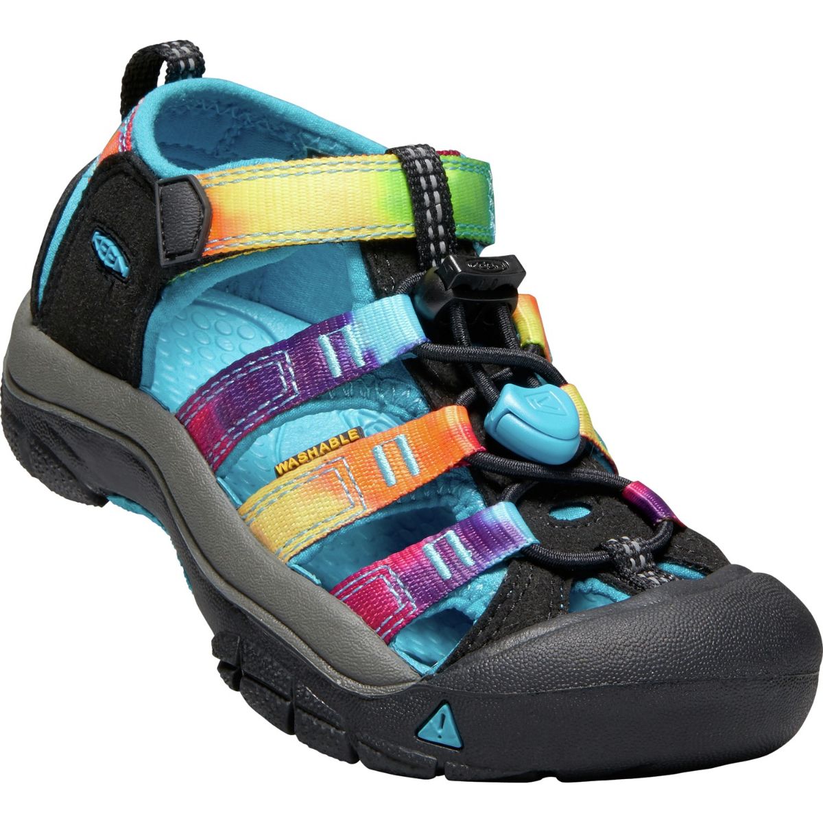 Keen Kids Newport H2 in Rainbow Tie Dye