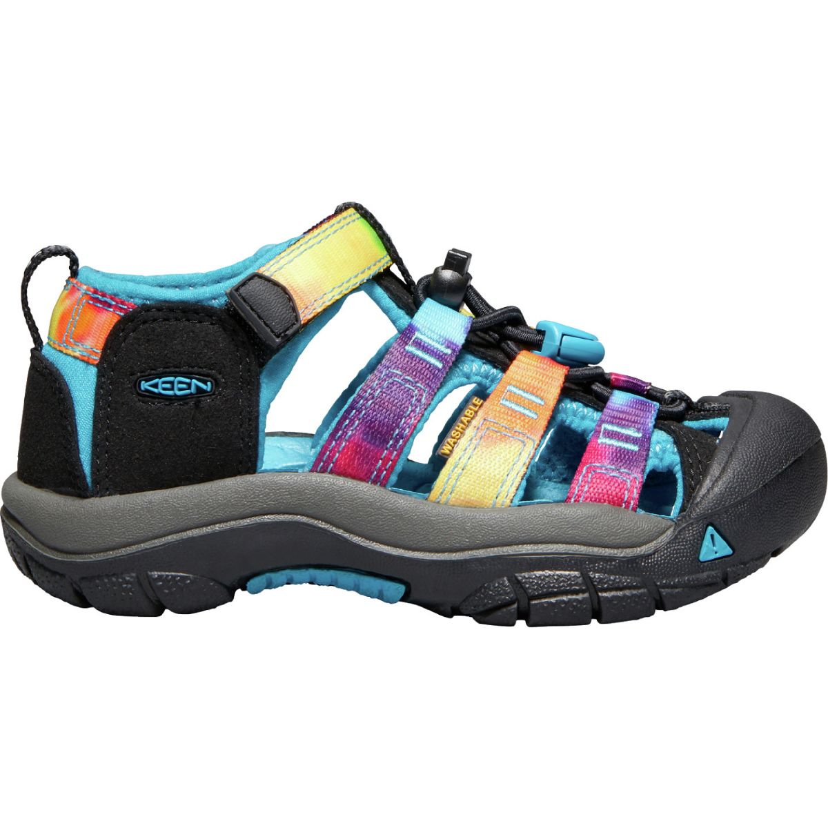 Keen Kids Newport H2 in Rainbow Tie Dye
