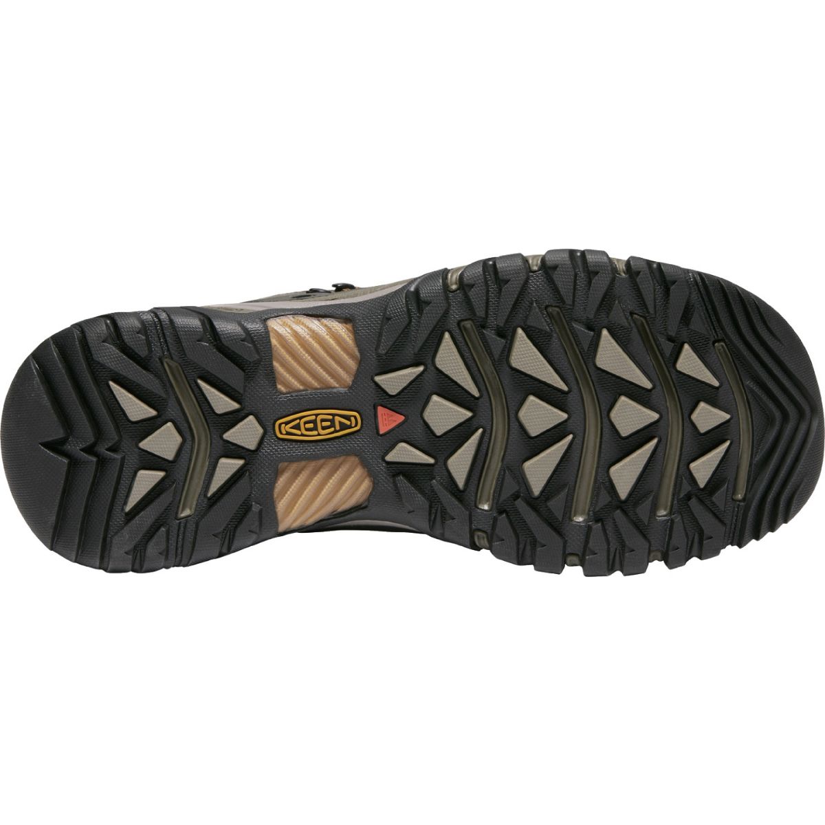 Keen Men's III Mid WP Wide in Black Olive/Golden Brown