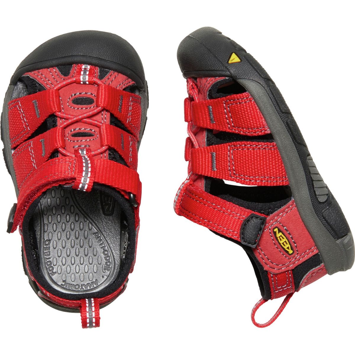 Keen Kids Newport H2 in Ribbon Red/Gargoyle