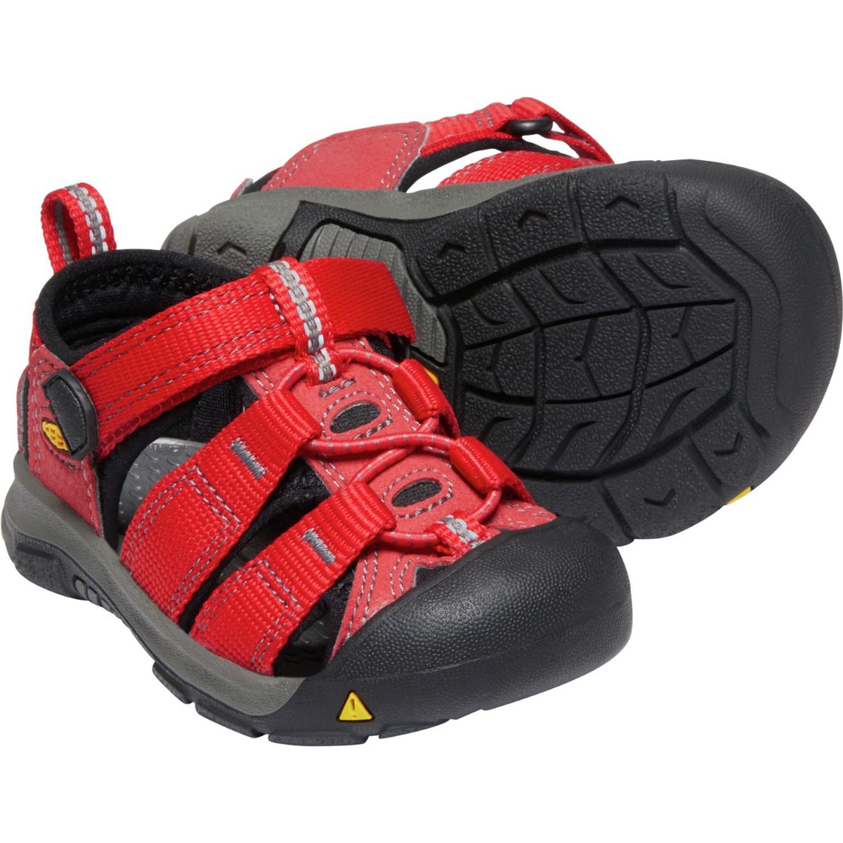 Keen Kids Newport H2 in Ribbon Red/Gargoyle