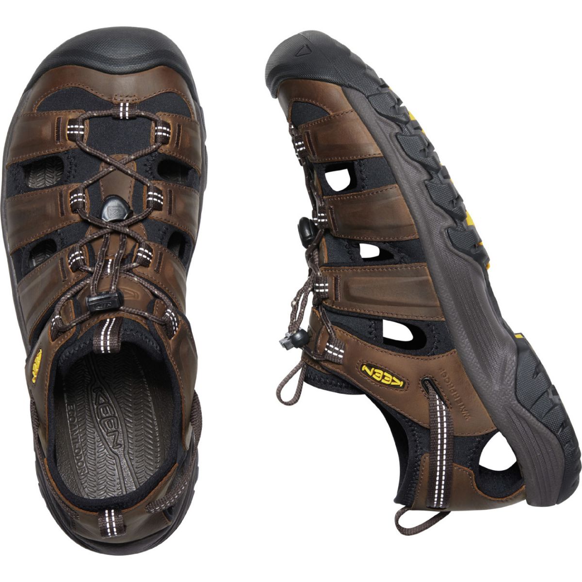Keen Men's Targhee III Sandal in Bison/Mulch
