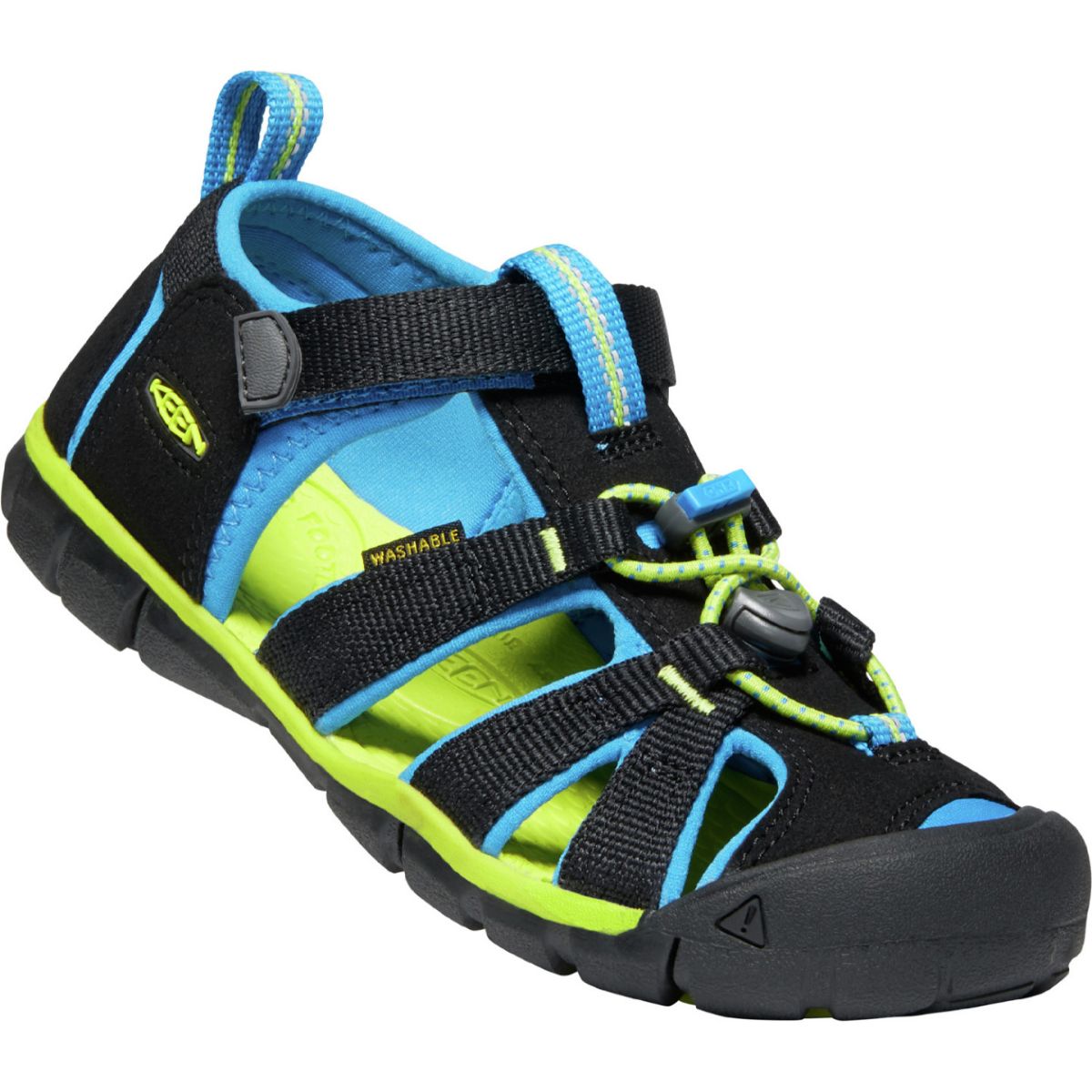 Keen Kids Seacamp II CNX in Black/Brilliant Blue