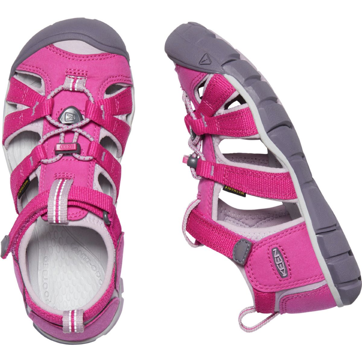 Keen Kids Seacamp II CNX in Very Berry/Dawn Pink