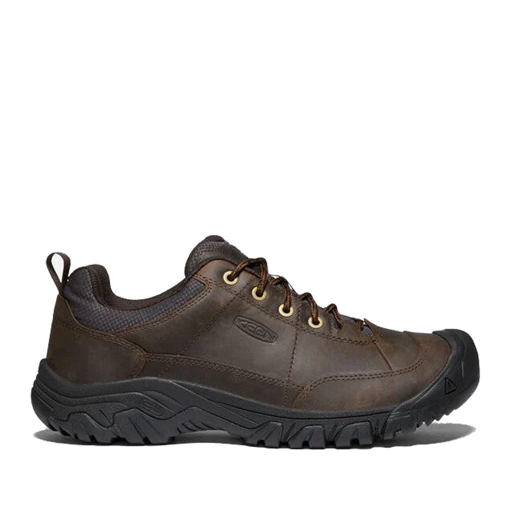 Keen Men's Targhee III Oxford Wide in Dark Earth/Mulch