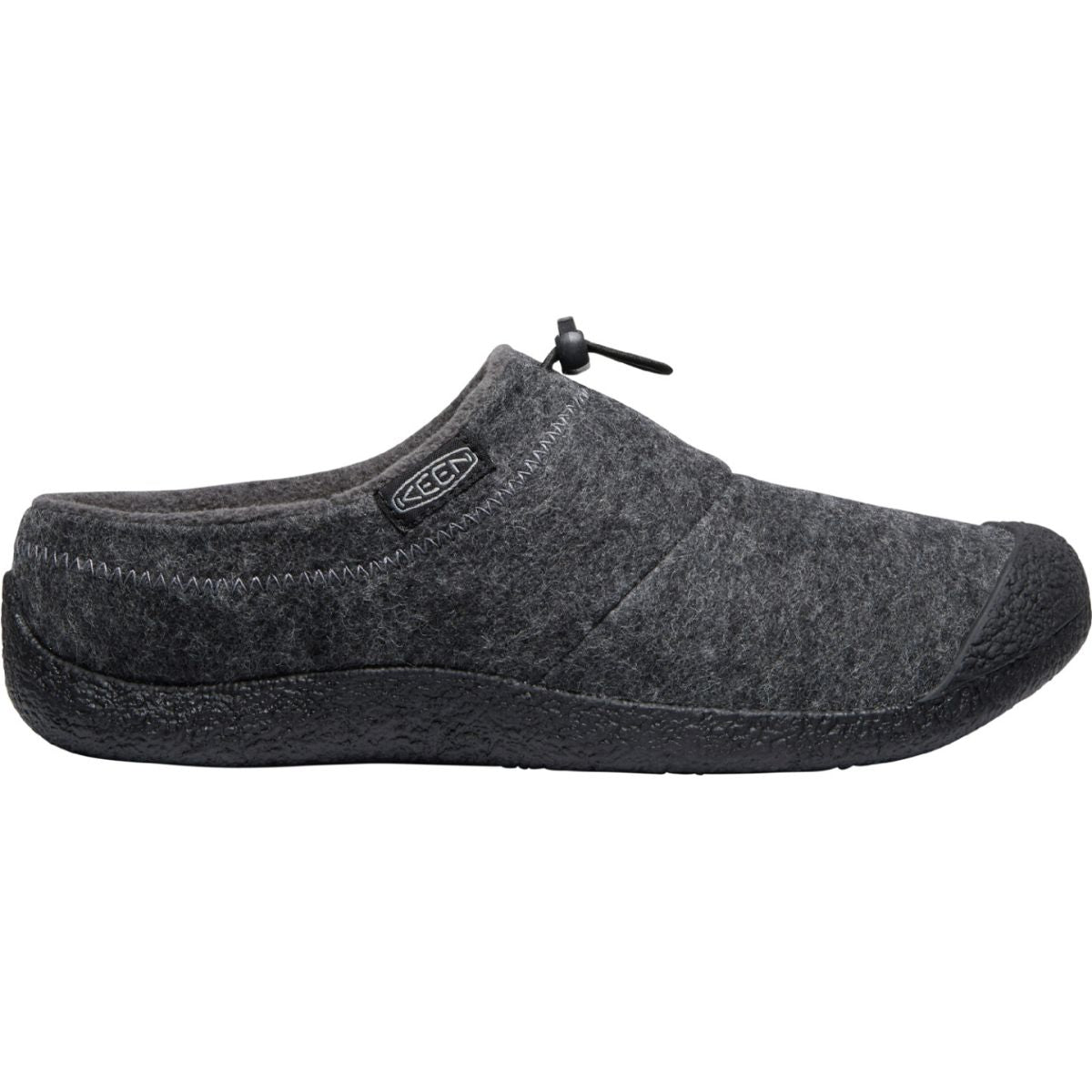 KEEN Men's Howser III Slide-M in Charcoal Grey Felt/Black