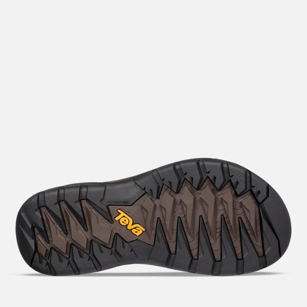 Chaussures Teva Terra Fi 5 Universal en cuir marron pour homme, taille M