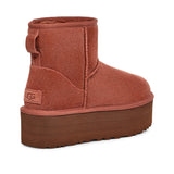 Ugg Women's Classic Mini Platform in Red Jasper