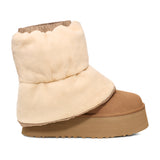 Ugg Women's Classic Mini Dipper Puffer in Amphora/Chestnut