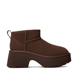 UGG Women's Classic Ultra Mini New Heights in Burnt Cedar