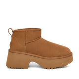 Ugg Women's Classic Ultra Mini New Heights in Chestnut