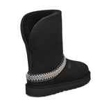 Ugg Women's Classic Short Crescent in Black