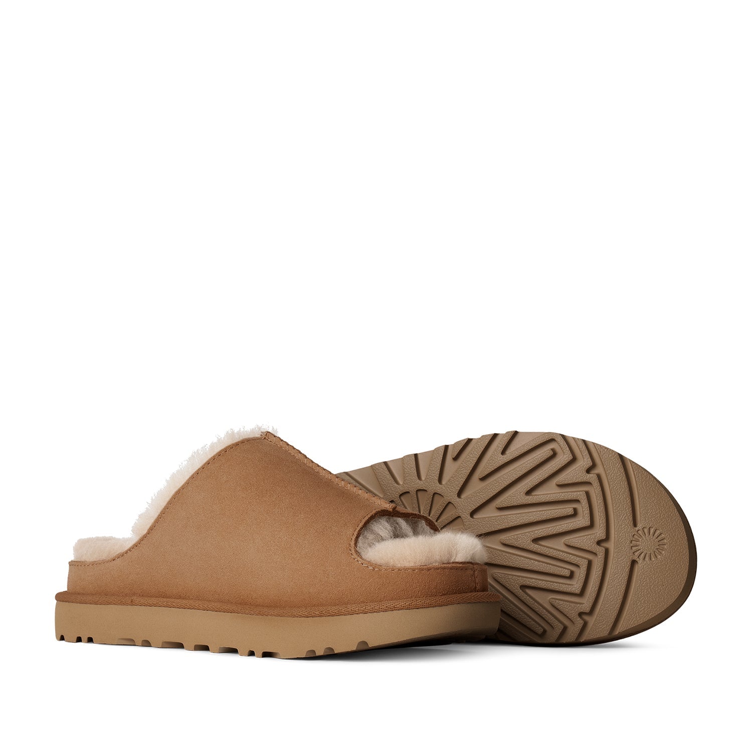 UGG Women's Greenport Slide in Chestnut