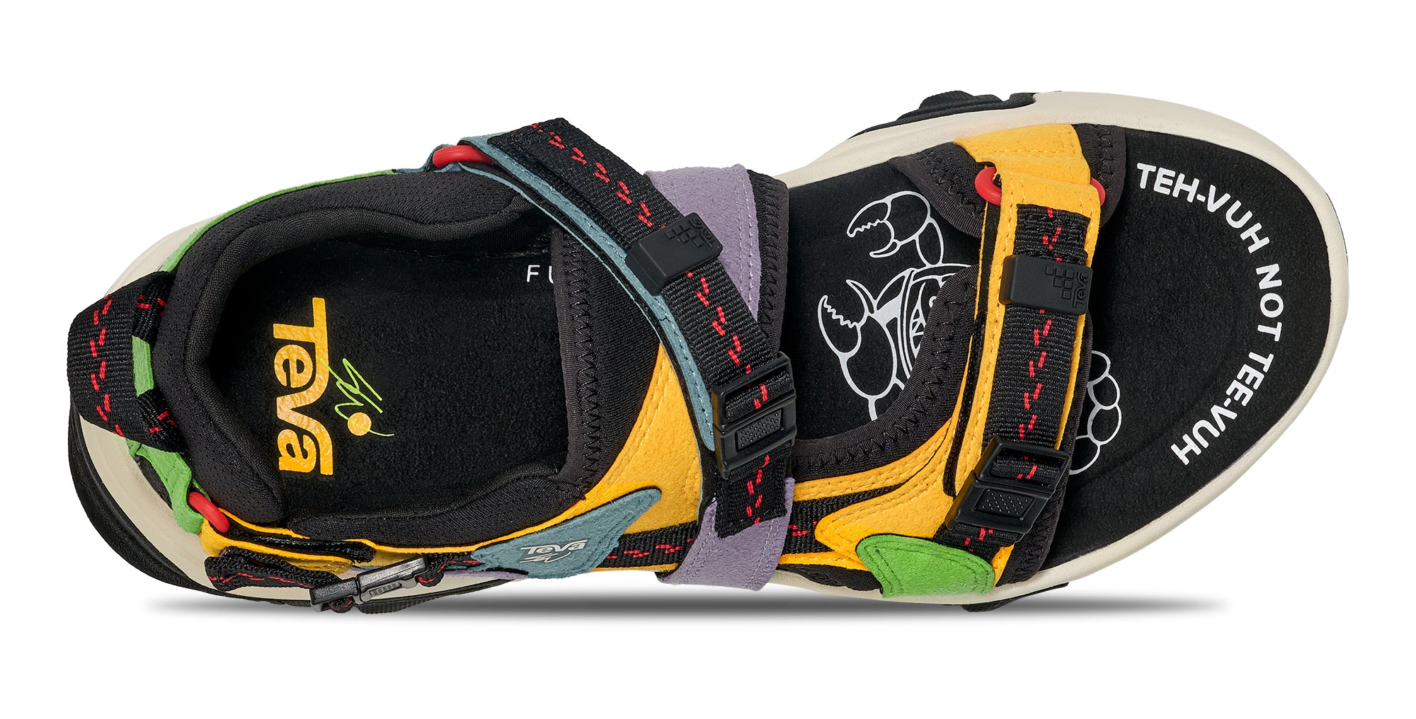 Teva Men's Sw X Wraptor Sandal In Saffron M