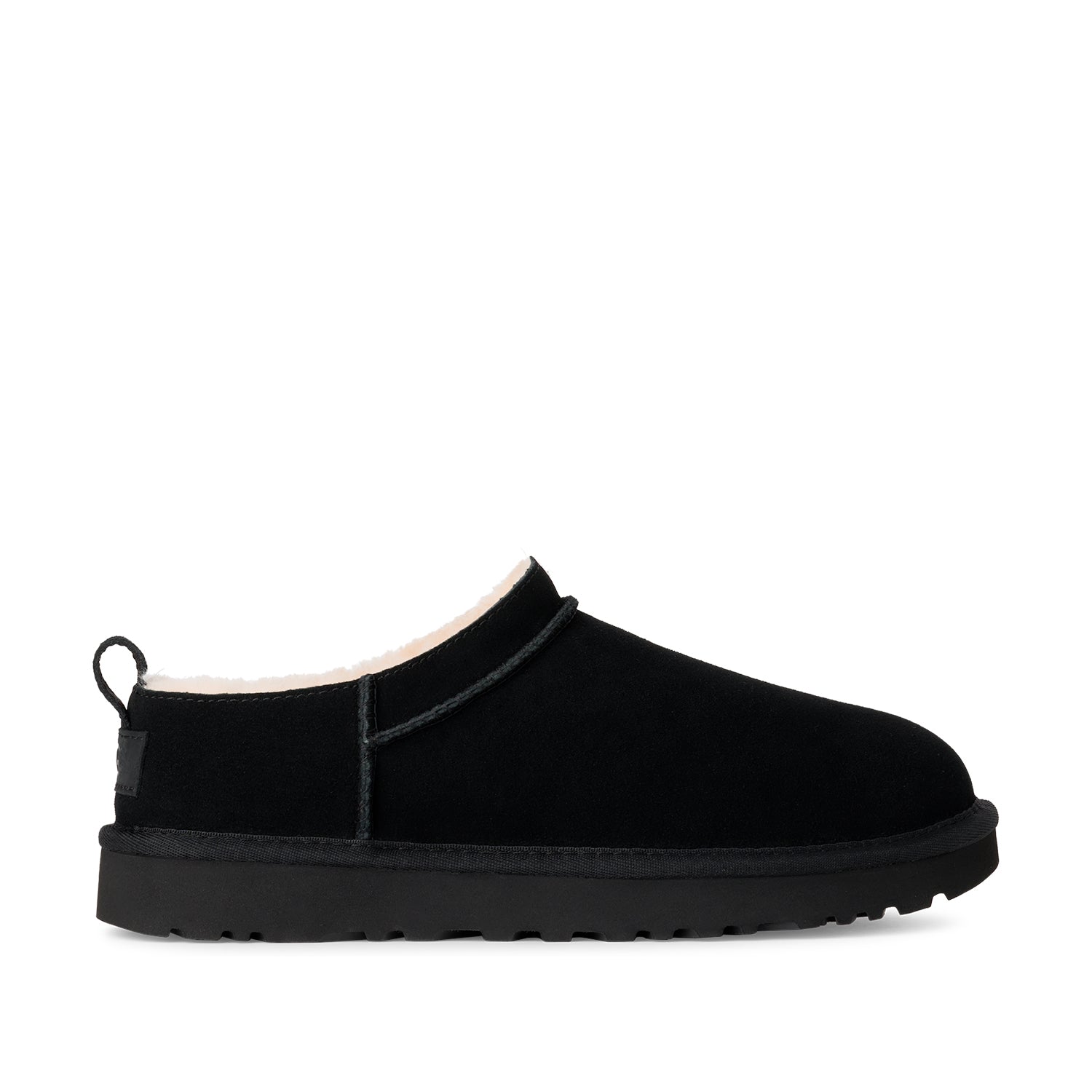 Micro-chaussures UGG Classic pour femme, couleur noire