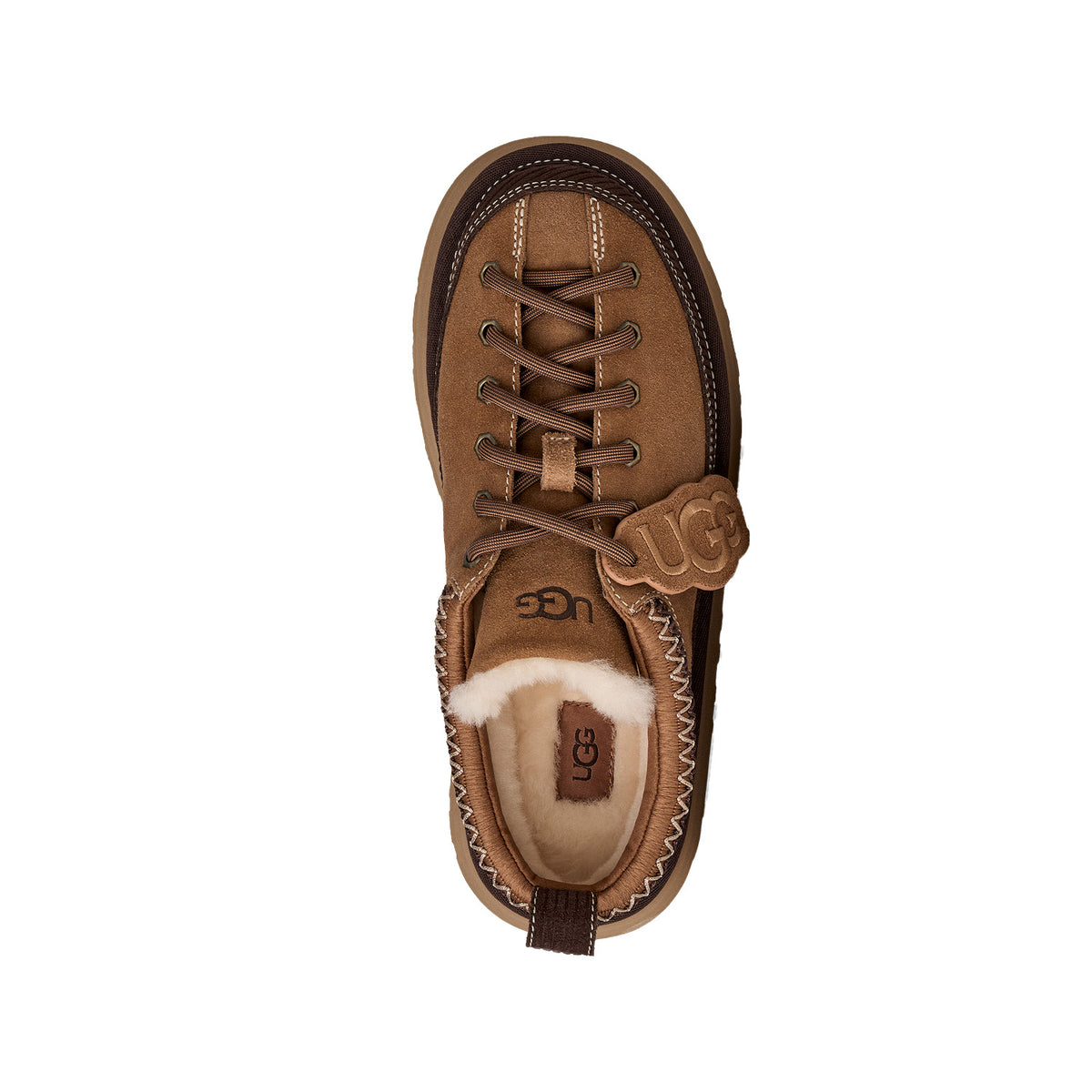 UGG Women's Heritage Lace-Up Slipper in Chestnut