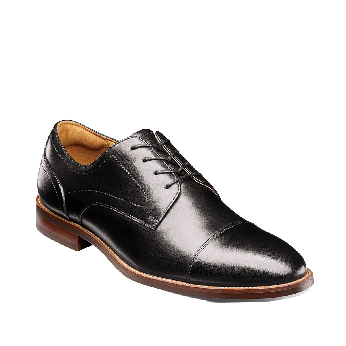 Florsheim Men's Rucci Cap Oxford in Black