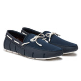 Swims Men's Braided Lace Loafer in Navy/White