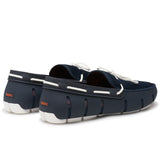 Swims Men's Braided Lace Loafer in Navy/White