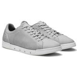 Swims Men's Breeze Tennis Knit Sneakers in Light Gray/White