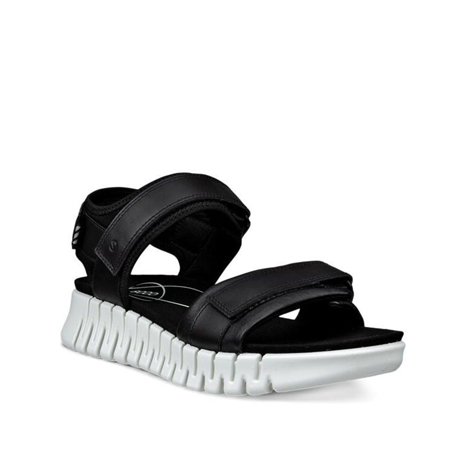 ECCO Women's Gruuv Sol Lea in Black