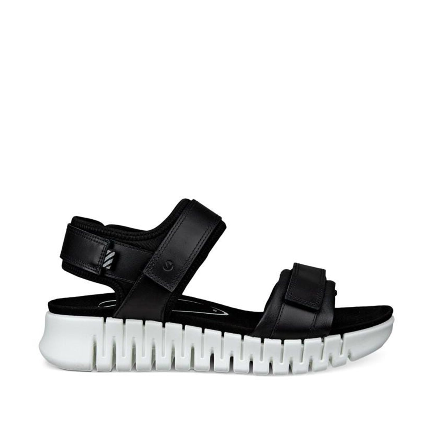 ECCO Women's Gruuv Sol Lea in Black