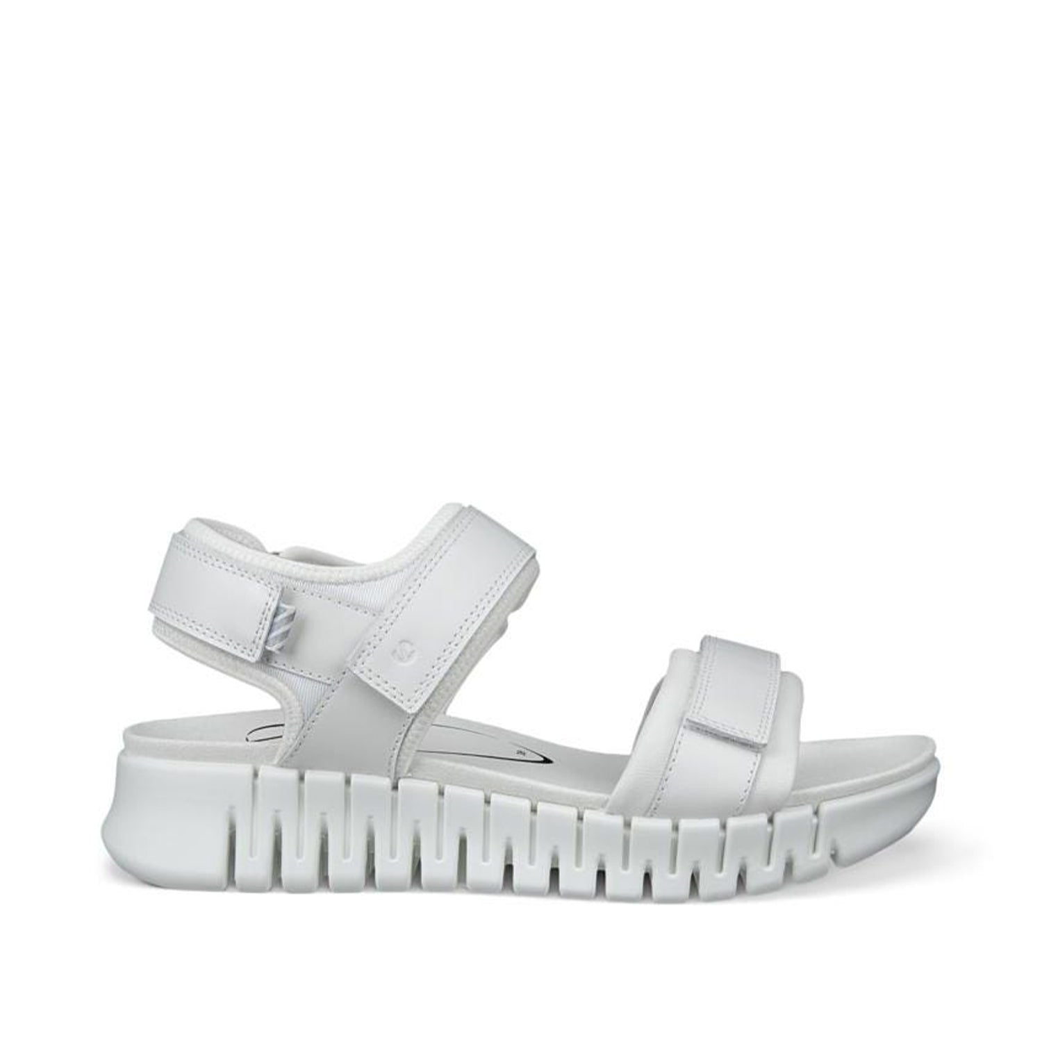 Chaussures ECCO Gruuv Sol Lea pour femmes, blanches