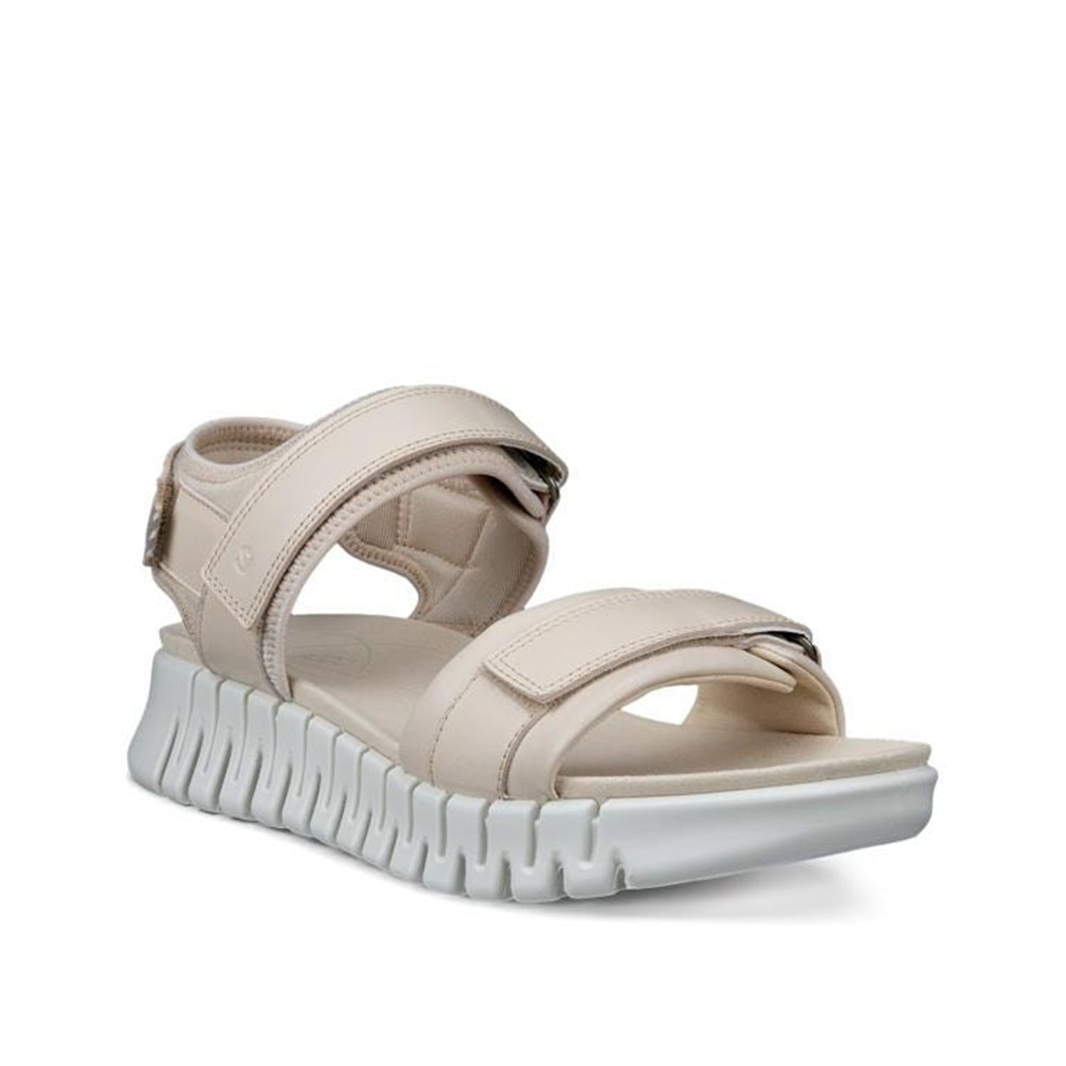 ECCO Women's Gruuv Sol Lea in Limestone