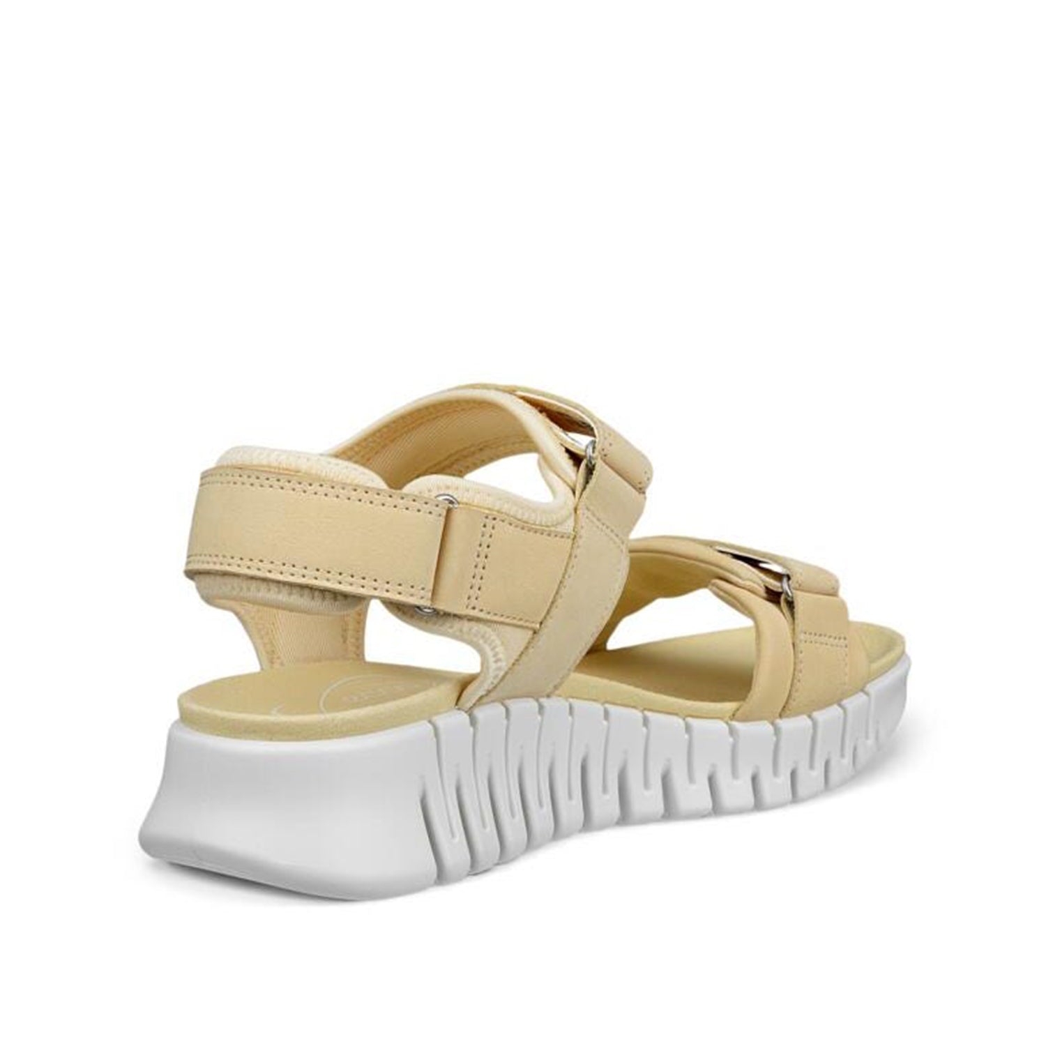 Chaussures ECCO Gruuv Sol Lea pour femmes, couleur paille