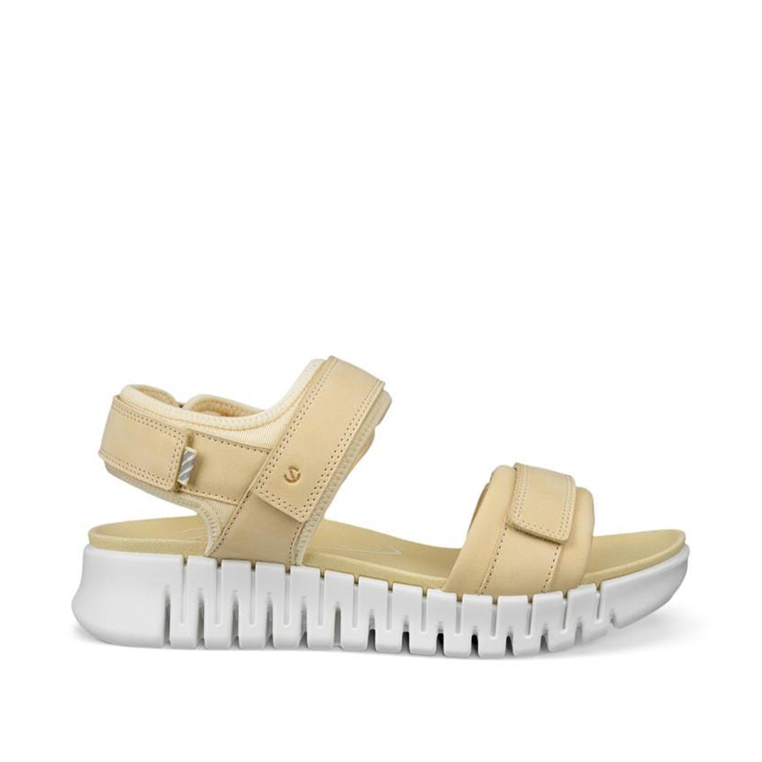 Chaussures ECCO Gruuv Sol Lea pour femmes, couleur paille