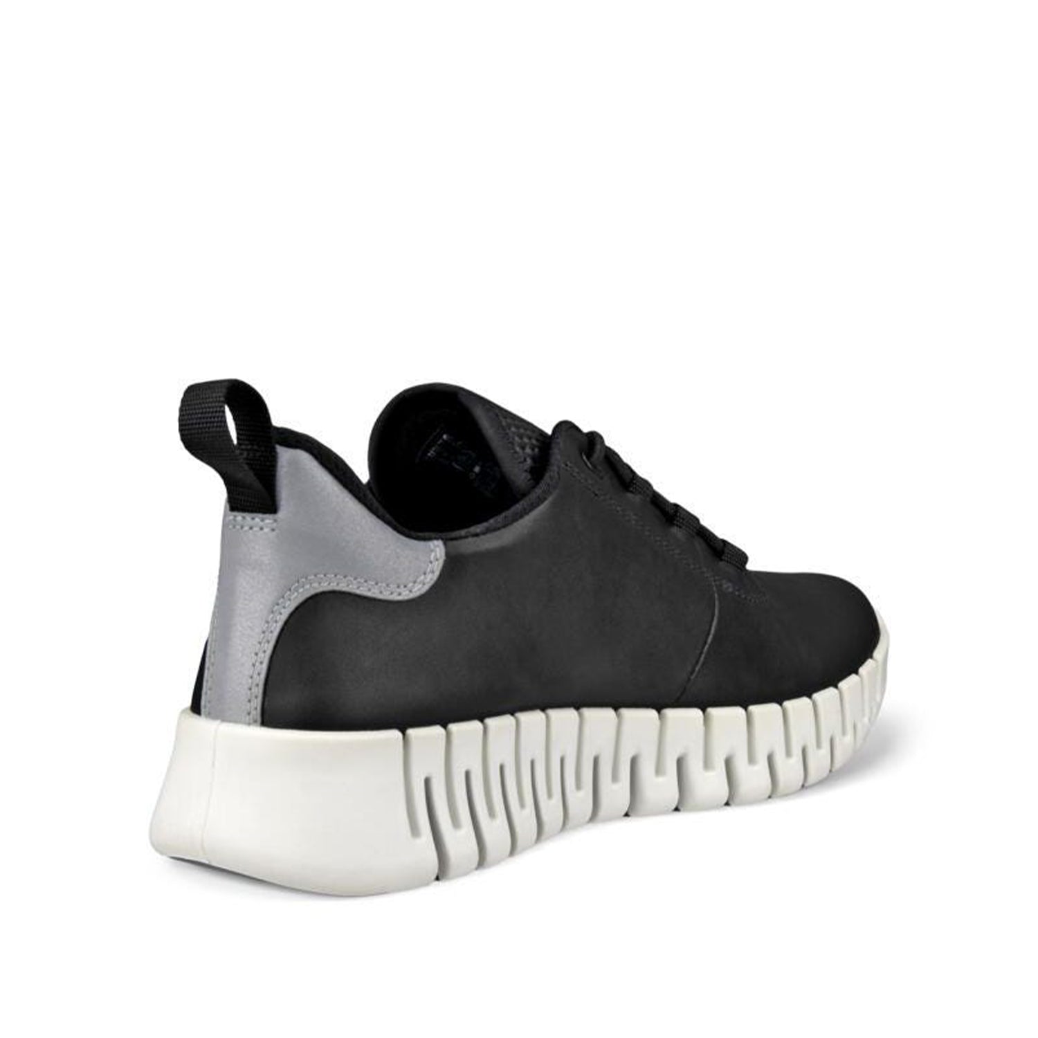 Baskets ECCO Gruuv Lea pour femme, coloris noir/gris clair